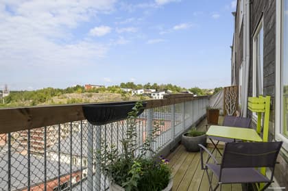 Balkong eller utsiktsbild