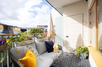 Balkong eller utsiktsbild