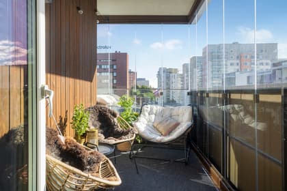 Balkong eller utsiktsbild