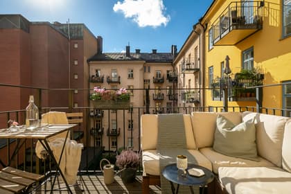 Balkong eller utsiktsbild