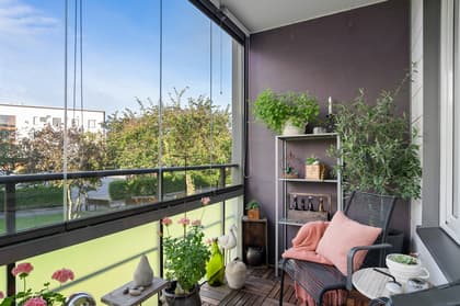 Balkong eller utsiktsbild