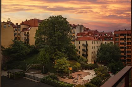 Balkong eller utsiktsbild