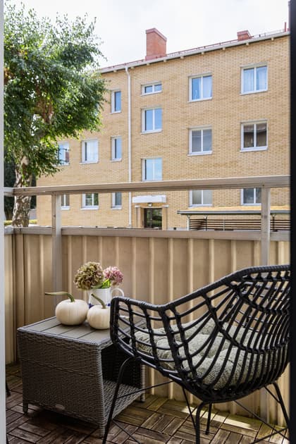 Balkong eller utsiktsbild