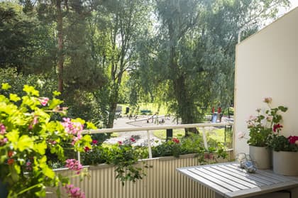 Balkong eller utsiktsbild