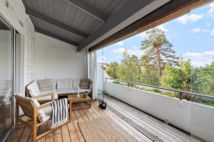 Balkong eller utsiktsbild