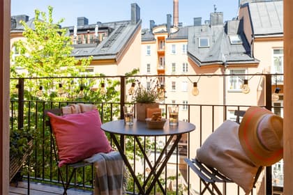 Balkong eller utsiktsbild