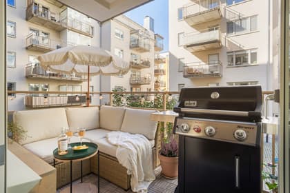 Balkong eller utsiktsbild