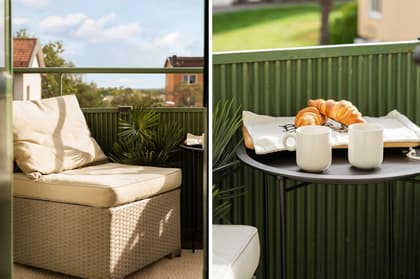 Balkong eller utsiktsbild