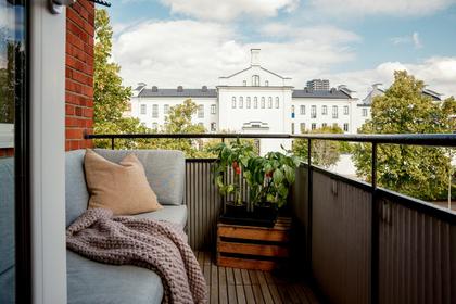 Balkong eller utsiktsbild