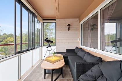 Balkong eller utsiktsbild