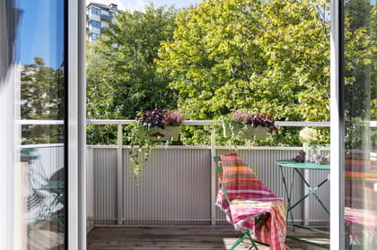 Balkong eller utsiktsbild