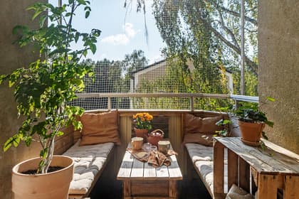 Balkong eller utsiktsbild