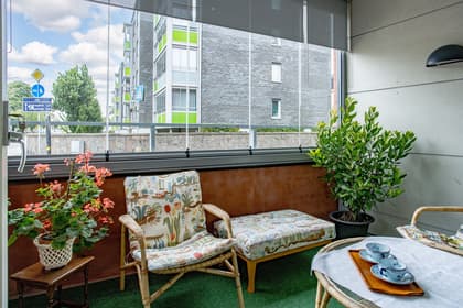 Balkong eller utsiktsbild