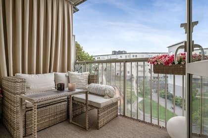 Balkong eller utsiktsbild