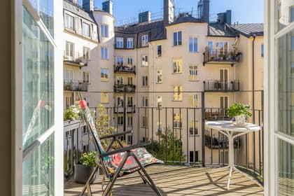 Balkong eller utsiktsbild