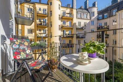 Balkong eller utsiktsbild