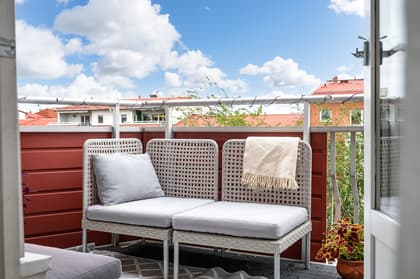 Balkong eller utsiktsbild