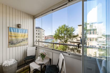 Balkong eller utsiktsbild