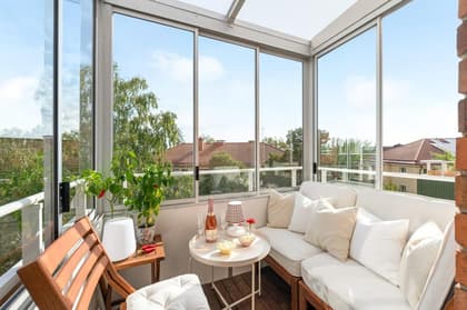 Balkong eller utsiktsbild