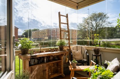 Gethornskroken 2A, Väster