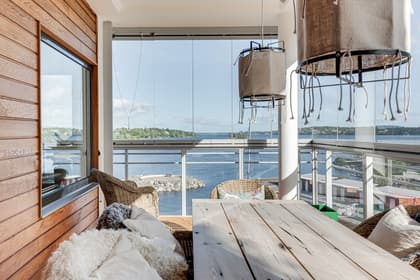 Balkong eller utsiktsbild