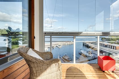 Balkong eller utsiktsbild