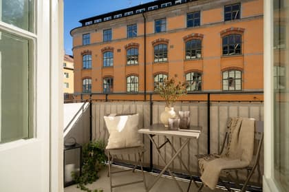 Balkong eller utsiktsbild