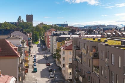 Balkong eller utsiktsbild