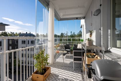 Balkong eller utsiktsbild