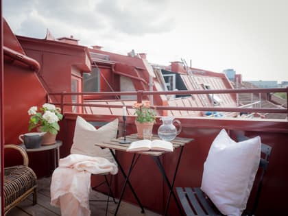 Balkong eller utsiktsbild