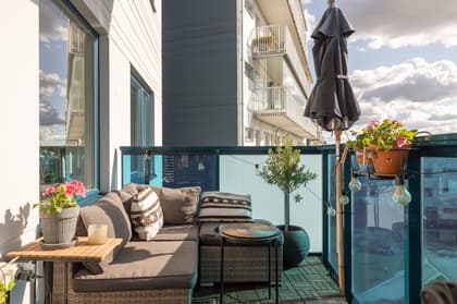 Balkong eller utsiktsbild