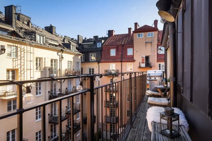 Balkong eller utsiktsbild