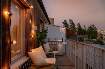 Balkong eller utsiktsbild