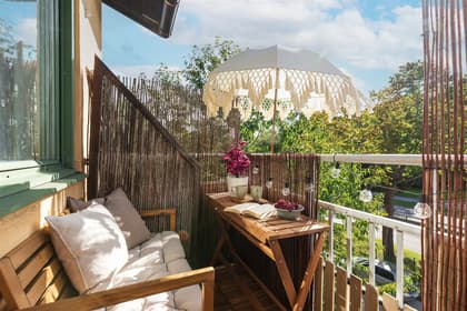 Balkong eller utsiktsbild