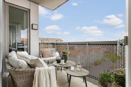 Balkong eller utsiktsbild