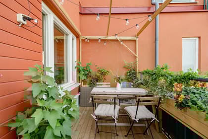 Balkong eller utsiktsbild