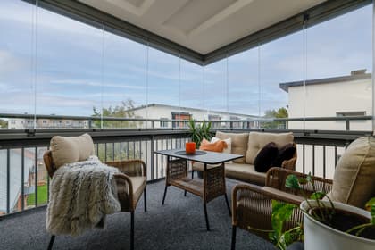 Balkong eller utsiktsbild