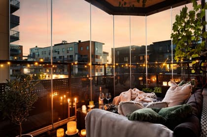 Balkong eller utsiktsbild