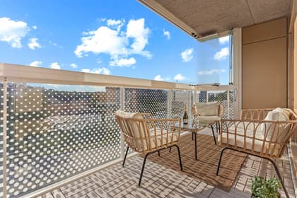 Balkong eller utsiktsbild