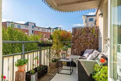 Balkong eller utsiktsbild