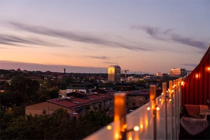 Balkong eller utsiktsbild