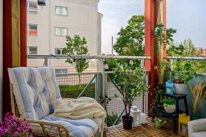 Balkong eller utsiktsbild