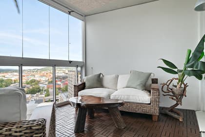 Balkong eller utsiktsbild