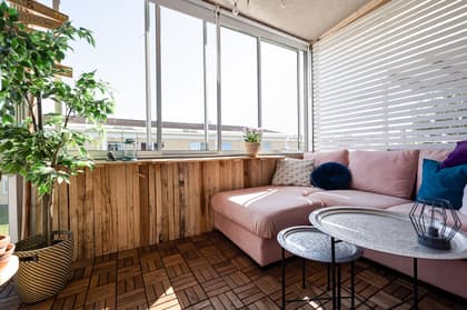 Balkong eller utsiktsbild