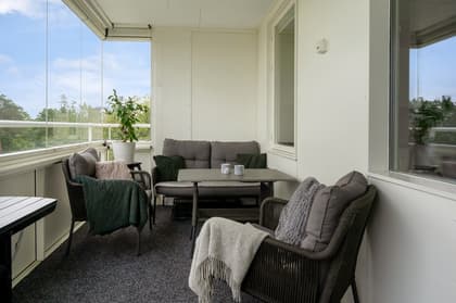 Balkong eller utsiktsbild