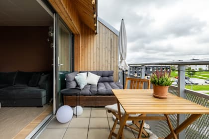 Balkong eller utsiktsbild