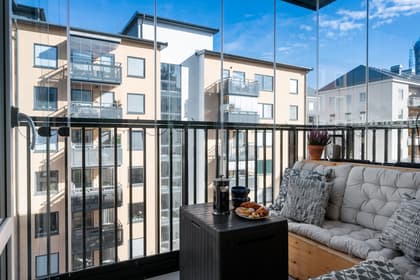 Balkong eller utsiktsbild