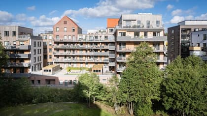 Balkong eller utsiktsbild