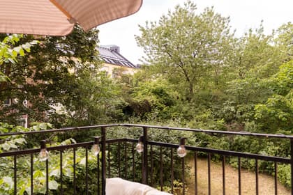 Balkong eller utsiktsbild