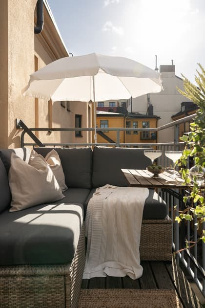 Balkong eller utsiktsbild